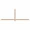 Ekena Millwork Eugene Smooth Timber Gable Bracket, Douglas Fir, 96"W x 36"H x 1 1/2"D x 3 1/2"F, 9/12 Pitch GBW096X36X0204EUG00SDF - alternate 1